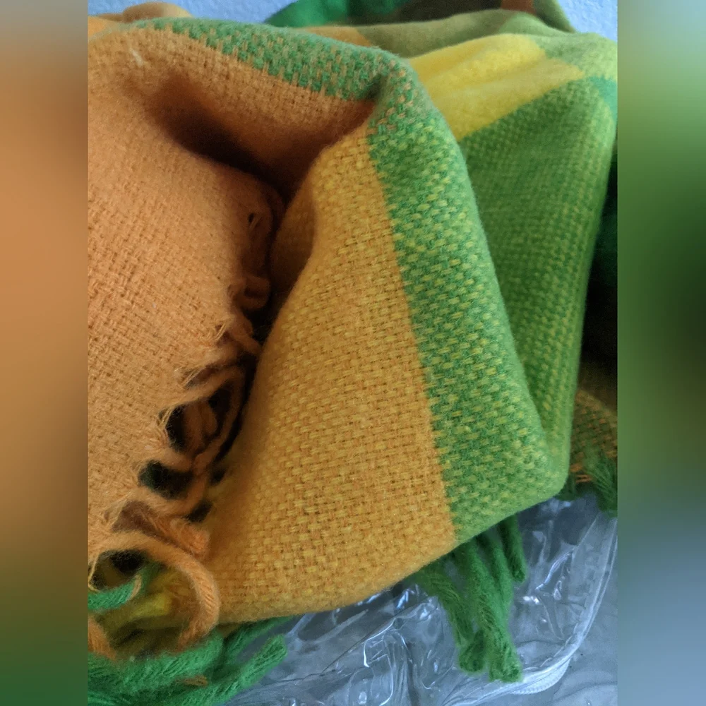 Vintage Retro Plaid Leisure Throw Blanket Nostalgic Winter Warm Cozy Gift Idea
